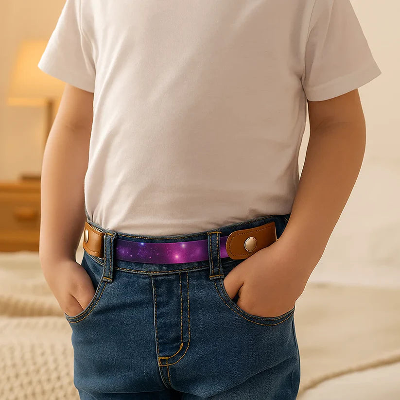 快適な伸縮性のある子供用ベルト – すべての年齢に対応