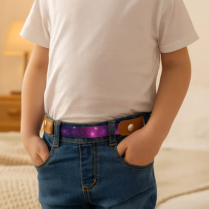 快適な伸縮性のある子供用ベルト – すべての年齢に対応