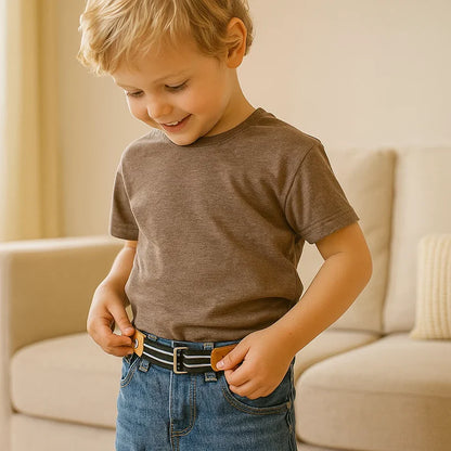 快適な伸縮性のある子供用ベルト – すべての年齢に対応