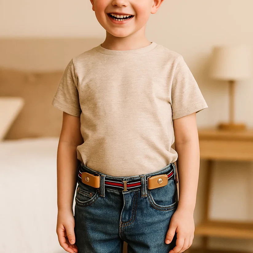 快適な伸縮性のある子供用ベルト – すべての年齢に対応