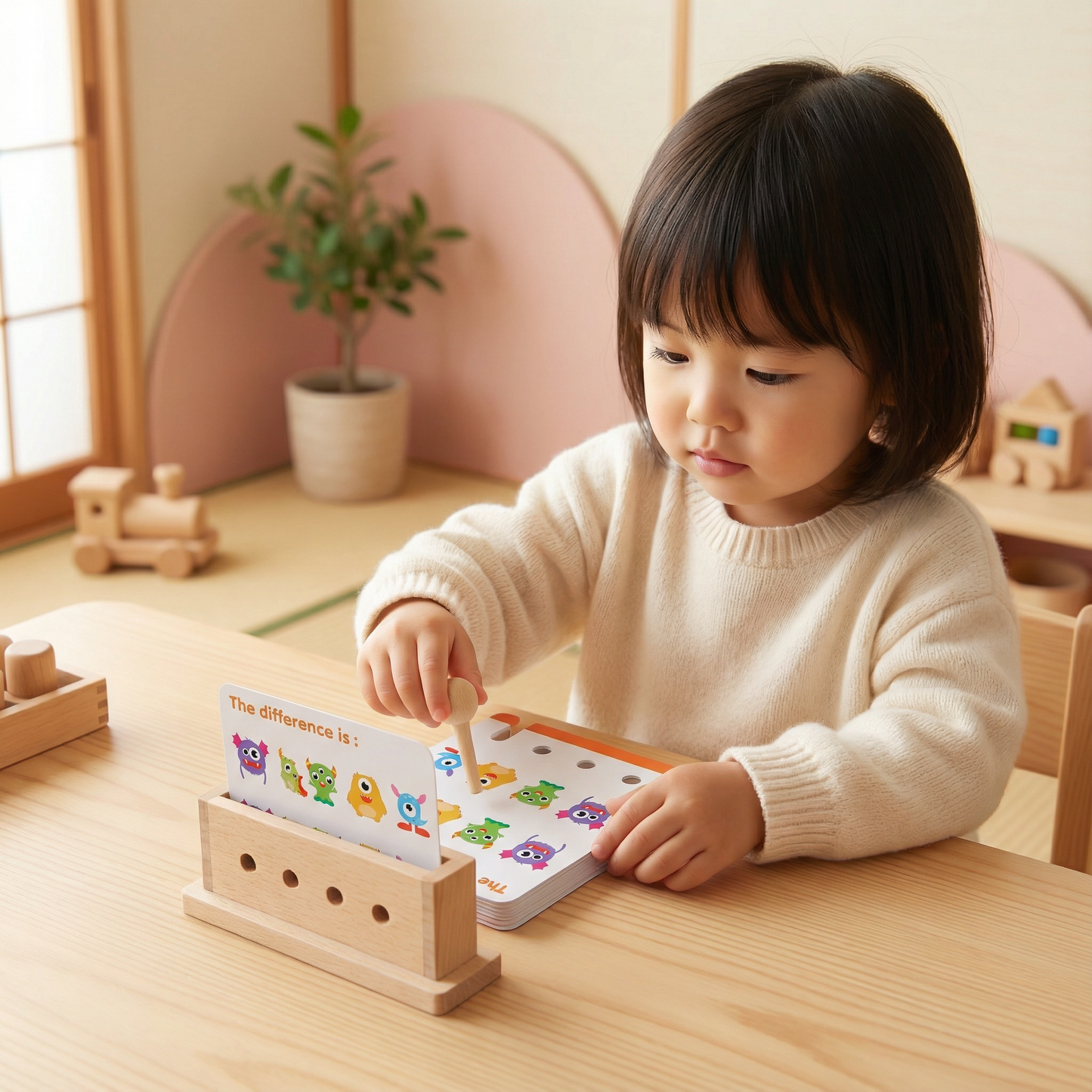子ども向け木製ロジック解読学習ゲーム – 早期能力を育てる