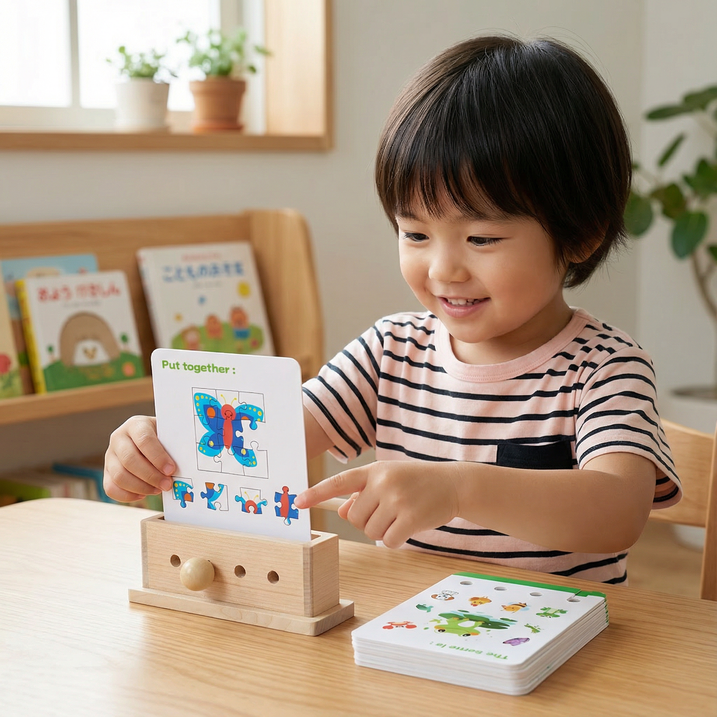 子ども向け木製ロジック解読学習ゲーム – 早期能力を育てる