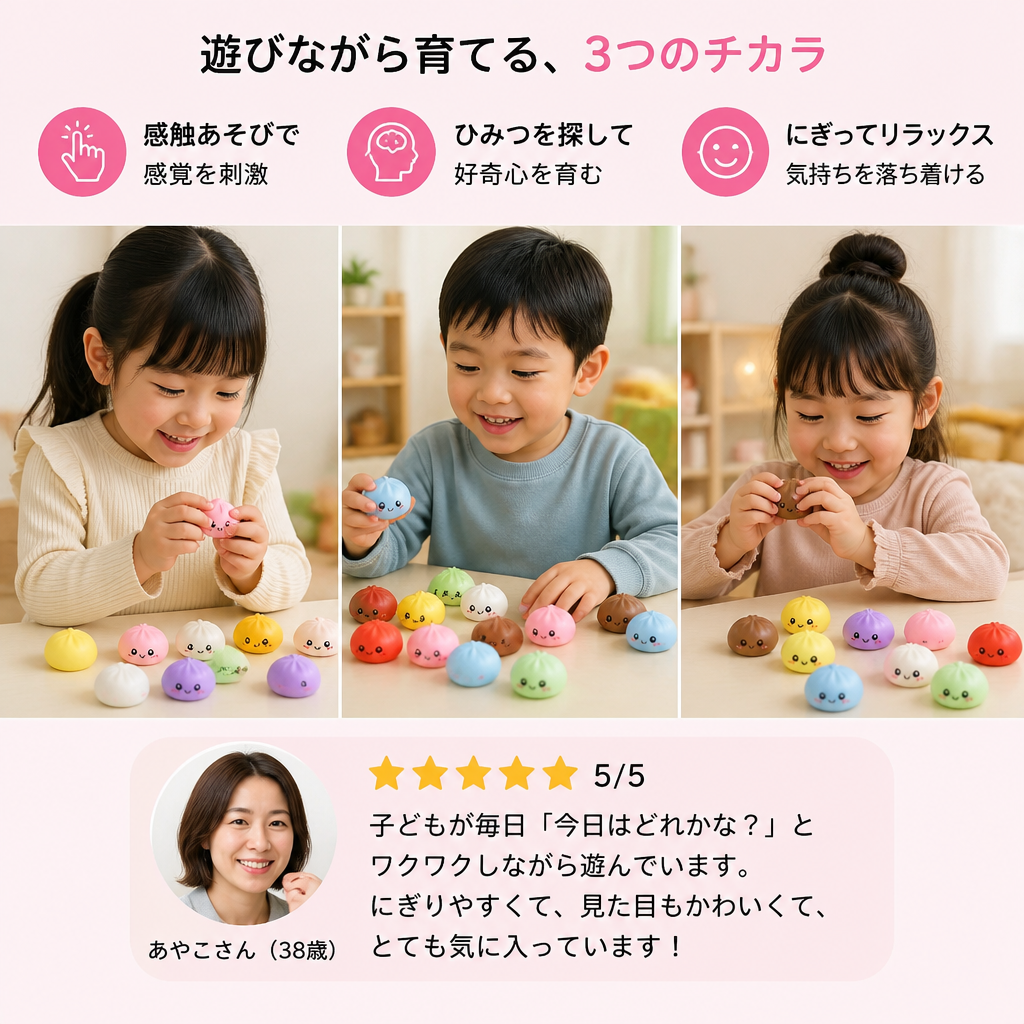 小籠包スクイーズのアドベントカレンダー｜毎日楽しめるサプライズ入り