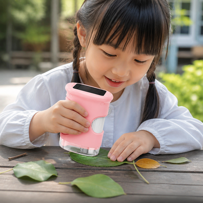子ども向け2-in-1デジタル顕微鏡＆望遠鏡（写真・動画撮影カメラ付き）