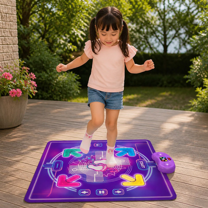 子ども向けLEDライト付きインタラクティブ音楽ダンスマット