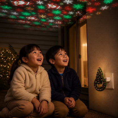 クリスマスツリー型プロジェクターライト