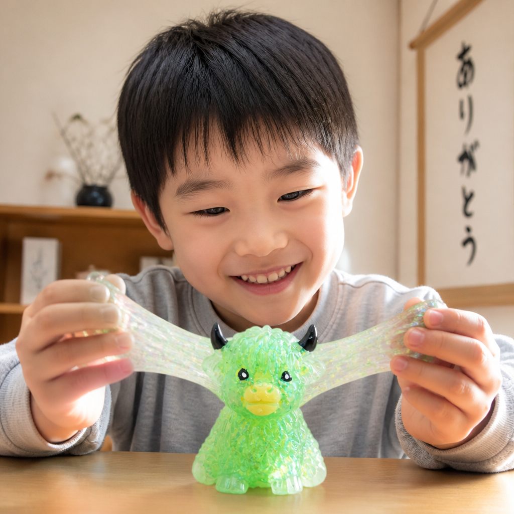 ミニハイランド牛スクイーズ – ストレス解消おもちゃ
