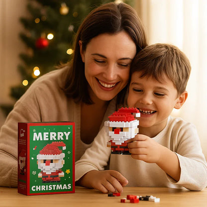 創造的なブロッククリスマスフィギュア - 家族みんなで楽しめる