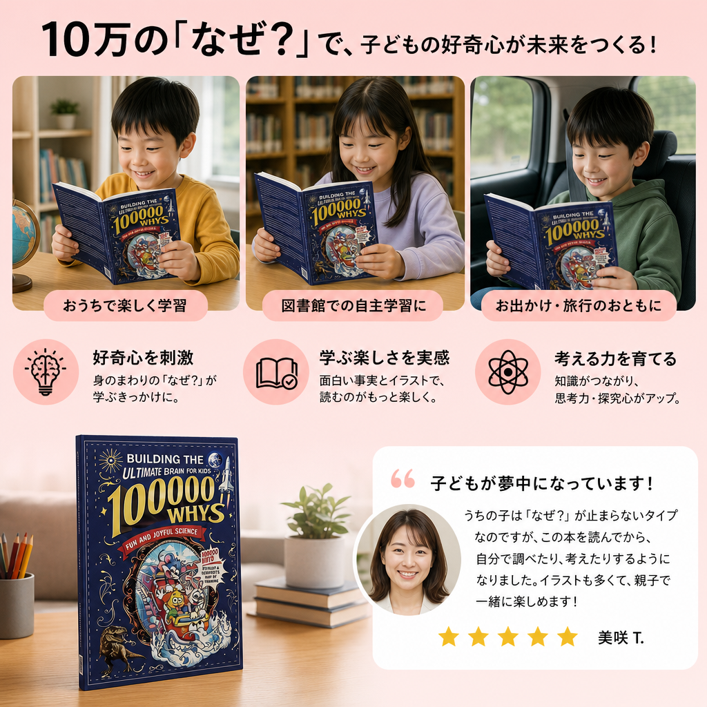 10万の「なぜ？」– 子どものための質問＆事実ブ