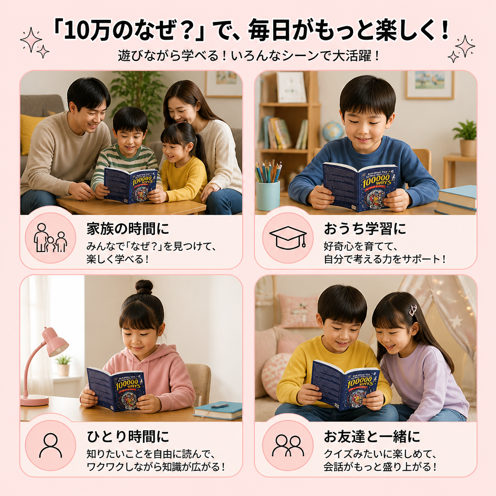 10万の「なぜ？」– 子どものための質問＆事実ブ