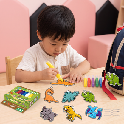 子ども向けDIYクリスマス・ノーグルーお絵描きオーナメントクラフトキット