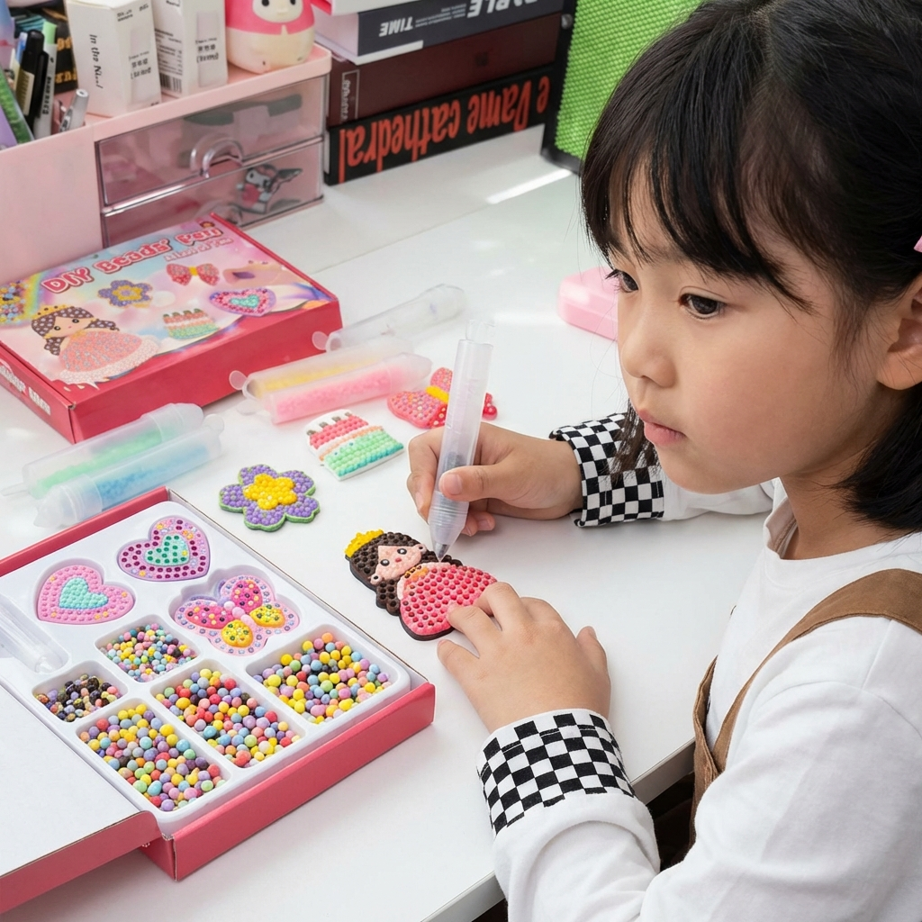 魔法のビーズアート DIY セット（キッズ向け）