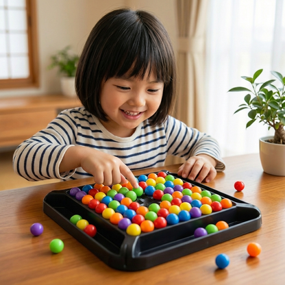 色合わせ論理ゲーム – 子供と大人のためのインタラクティブなボール思考ゲーム