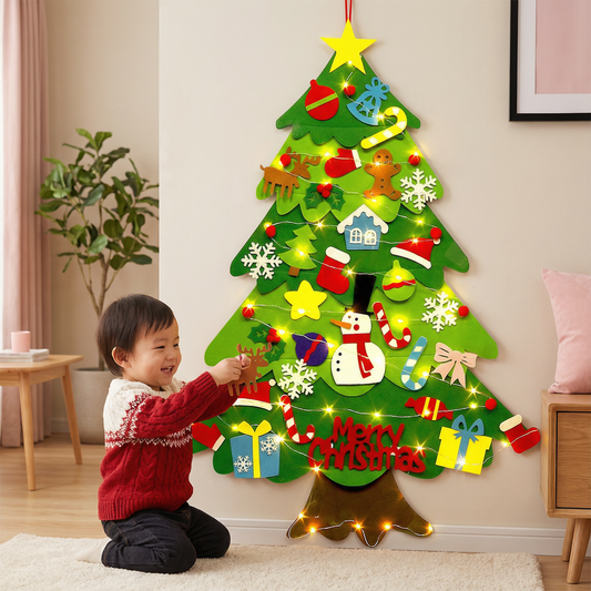 モンテッソーリ フェルト クリスマスツリー