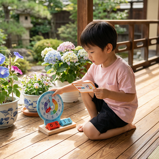 教育的モンテッソーリ 時計学習おもちゃ