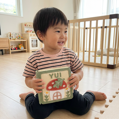 子ども向け名入れフェルトブック