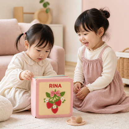 子ども向け名入れフェルトブック