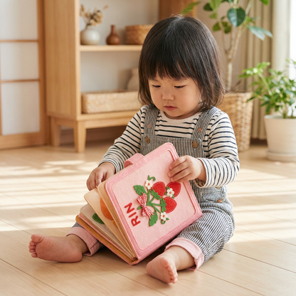 子ども向け名入れフェルトブック