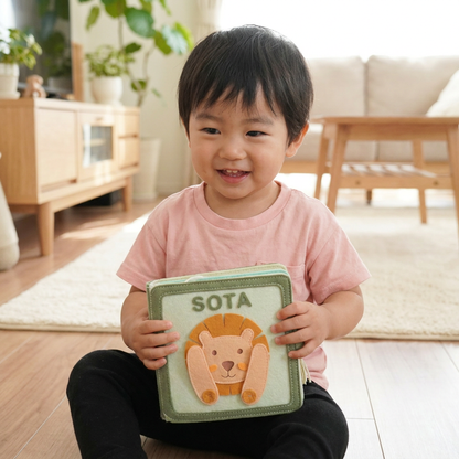 子ども向け名入れフェルトブック