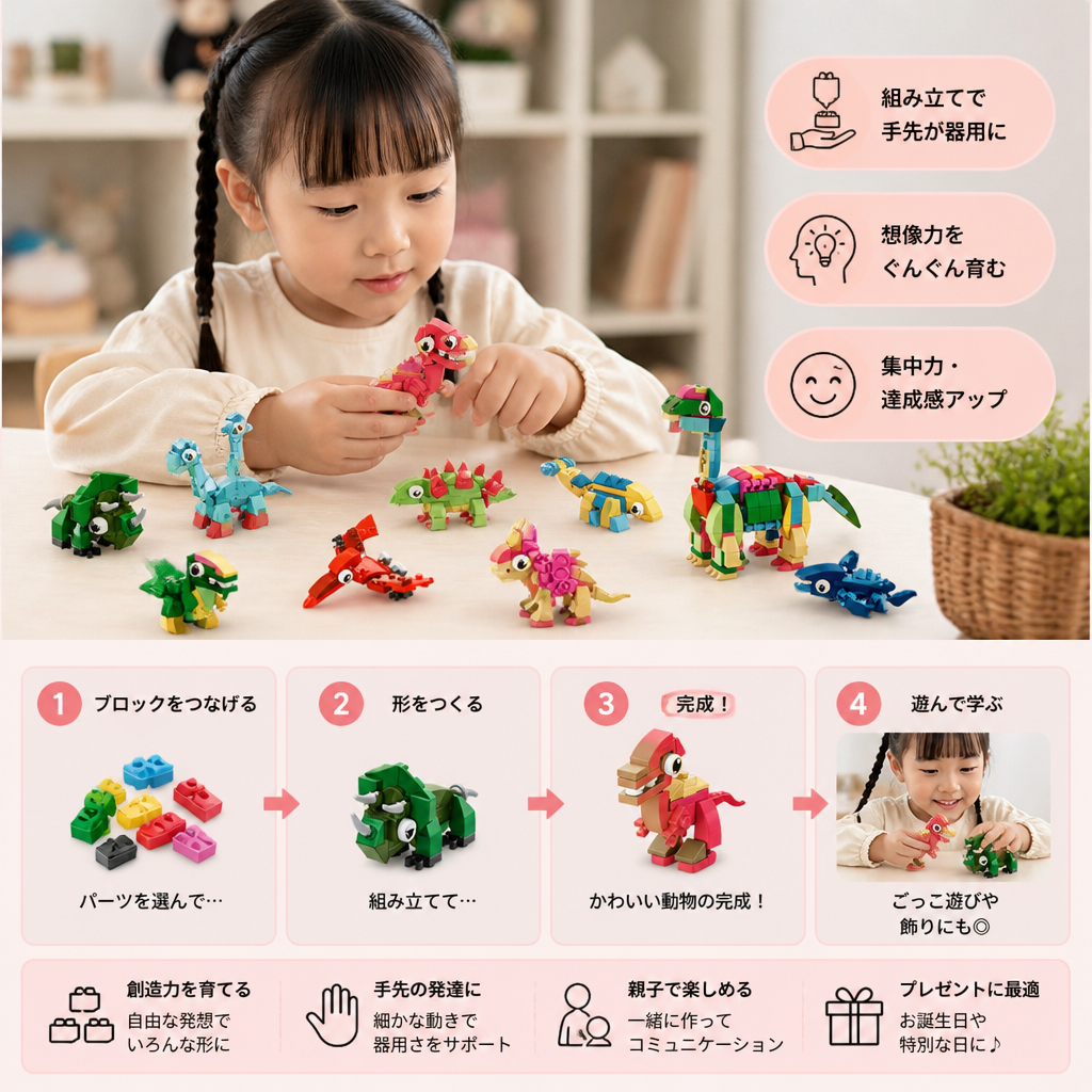動物ブロックセット