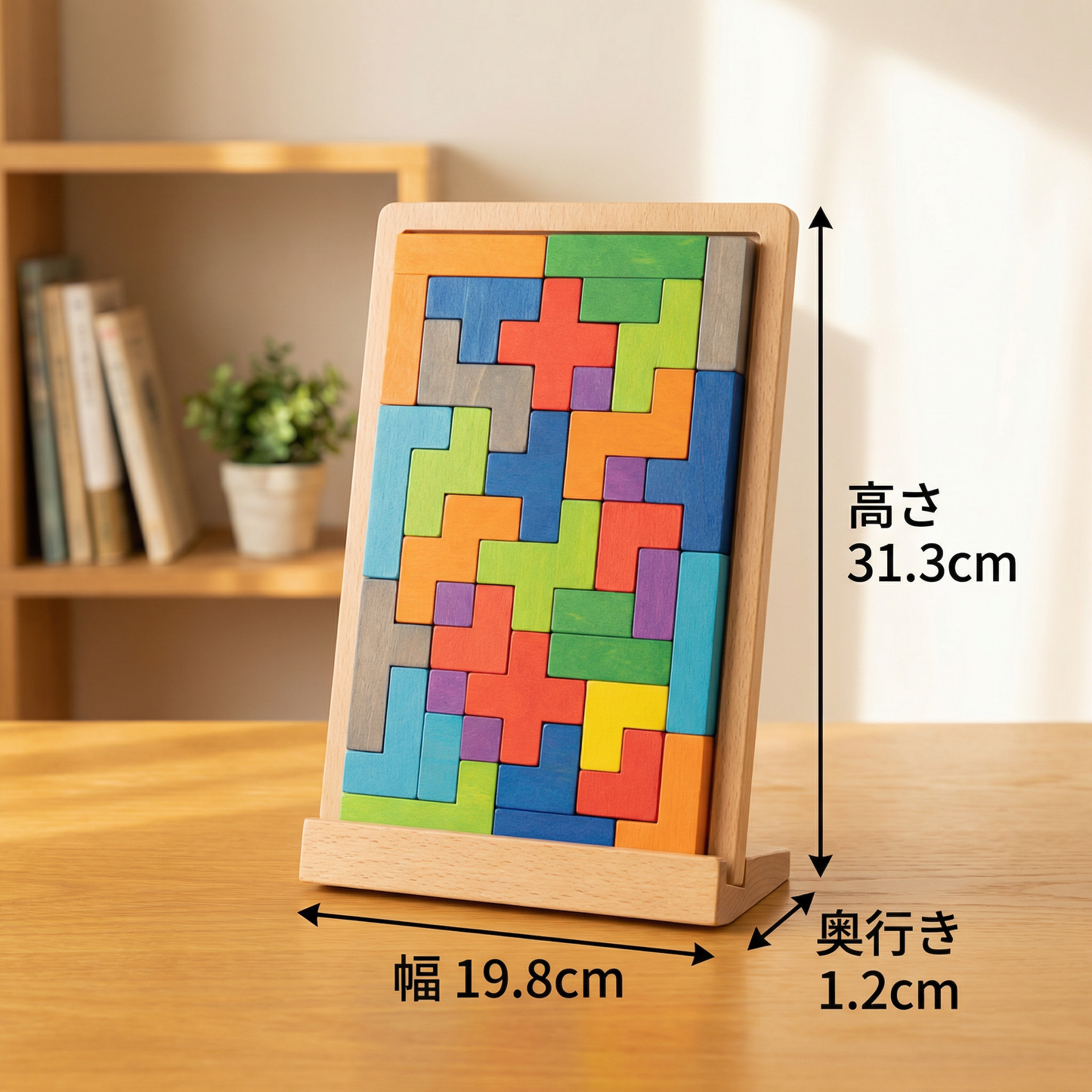 モンテッソーリ 木製ブロック＆かたち遊び