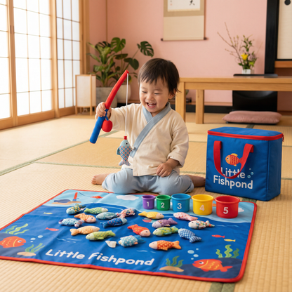 モンテッソーリ ぬいぐるみ 魚の池 子供用おもちゃ