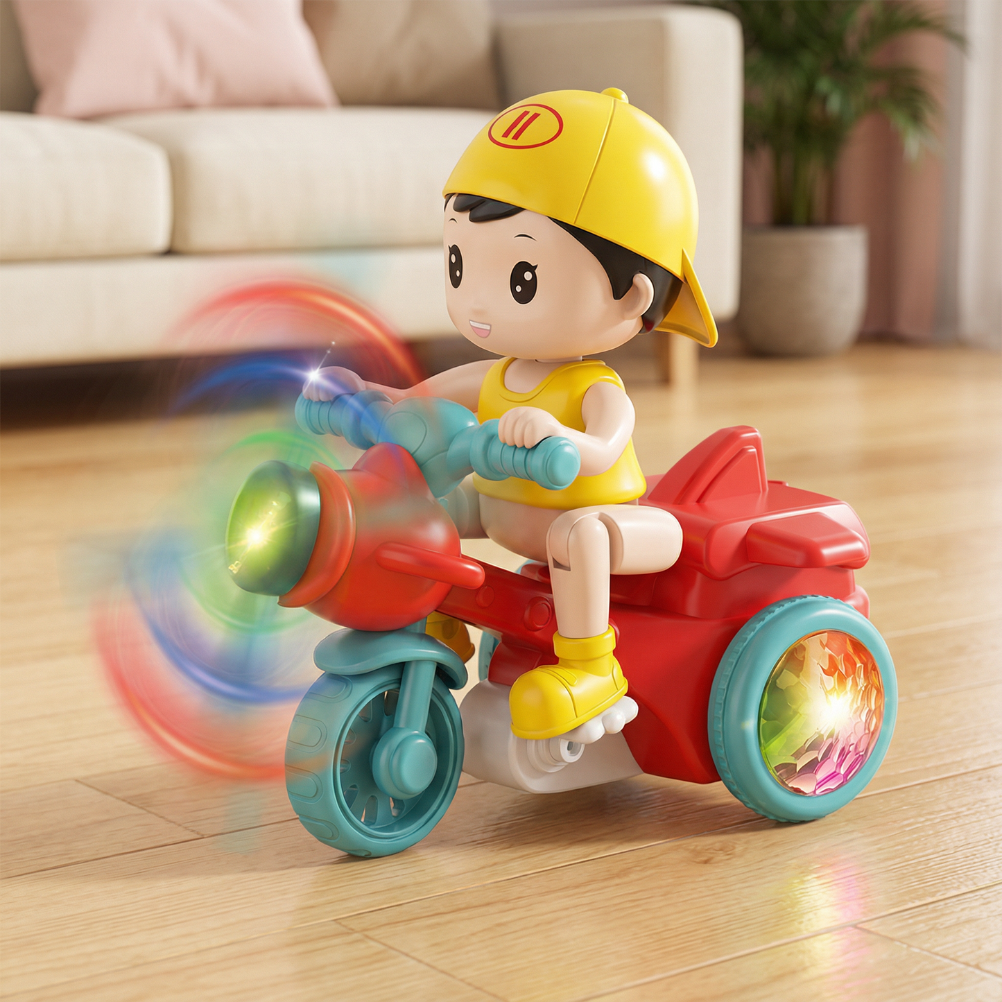 光るミュージック キッズスタントスクーターおもちゃ