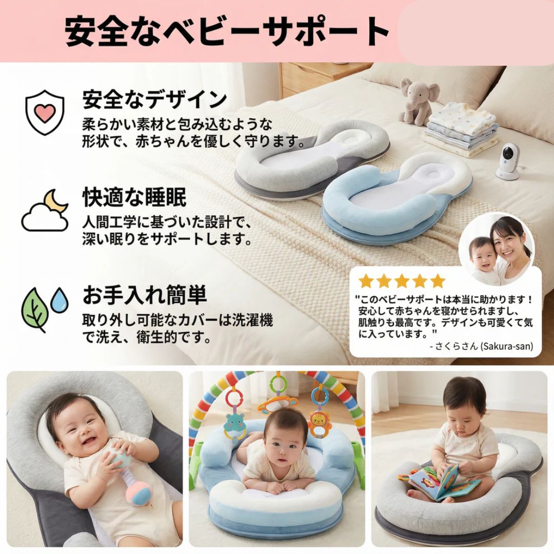 安全なベビーサポート