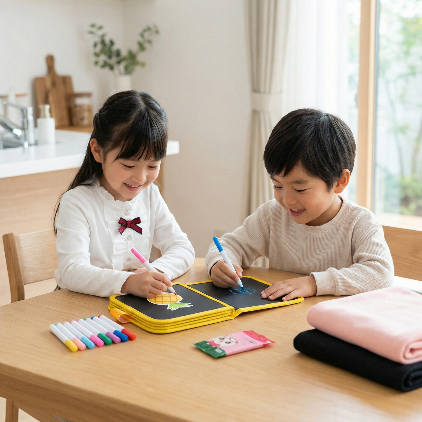 子供用携帯可能な再利用可能なぬりえブック