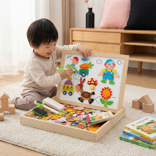 2in1 モンテッソーリおえかきボード