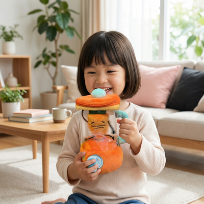 楽しいキャロットミキサー 子供用ぬいぐるみおもちゃ