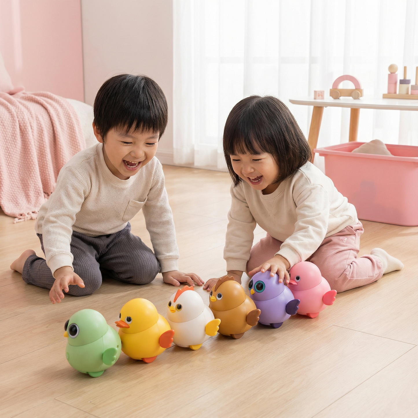 揺れるひよこ 子供のおもちゃ