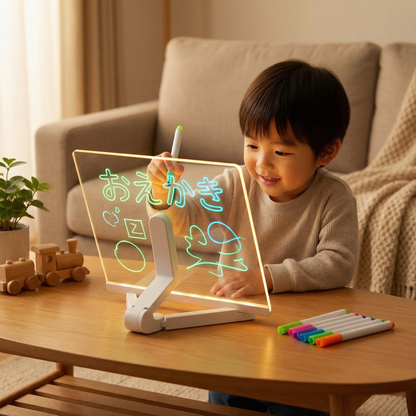 子供用の光るLEDデザインボード