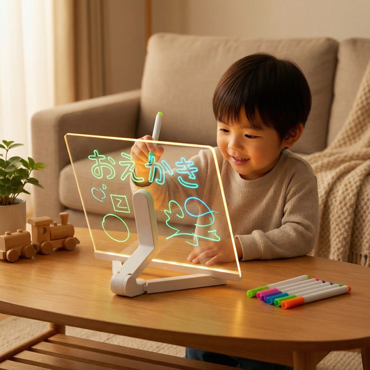 子供用の光るLEDデザインボード