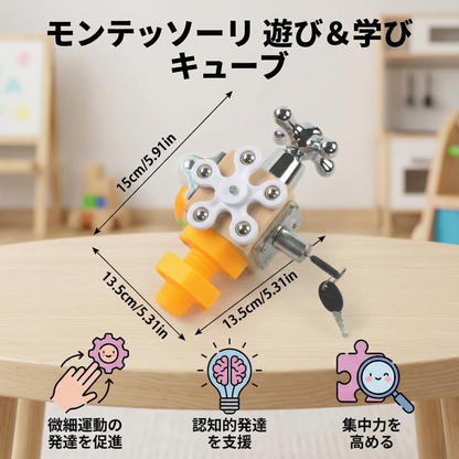 モンテッソーリ 遊び＆学び キューブ