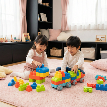 子ども用安全ゴム積み木 – 幼児のための学習用
