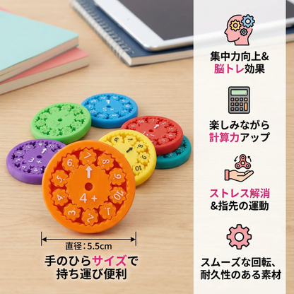 数学学習フィジェットスピナー