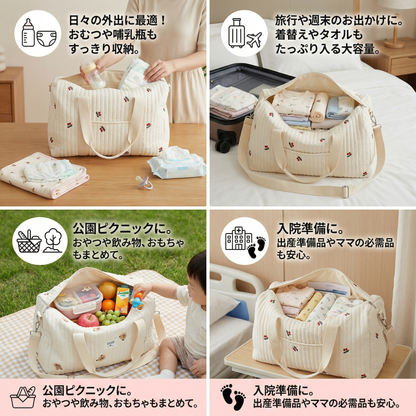 大きなママベビーバッグ - 母親が必要とするすべてのものを収納！