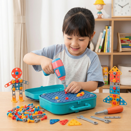 子供用のかわいい恐竜デザインの大工セット