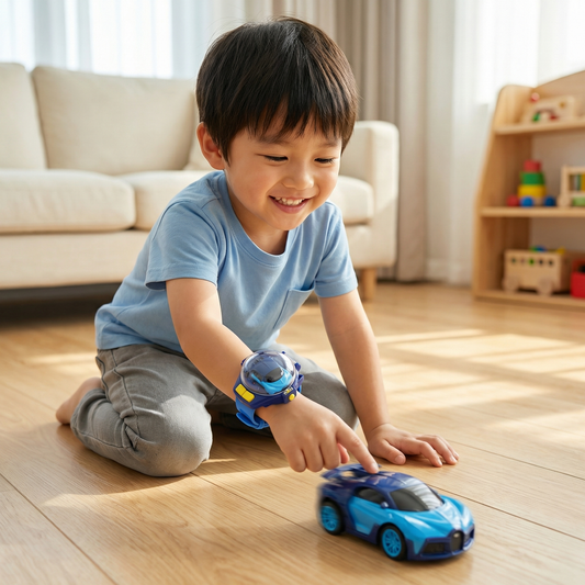 リモコン操作式ミニ腕時計カー