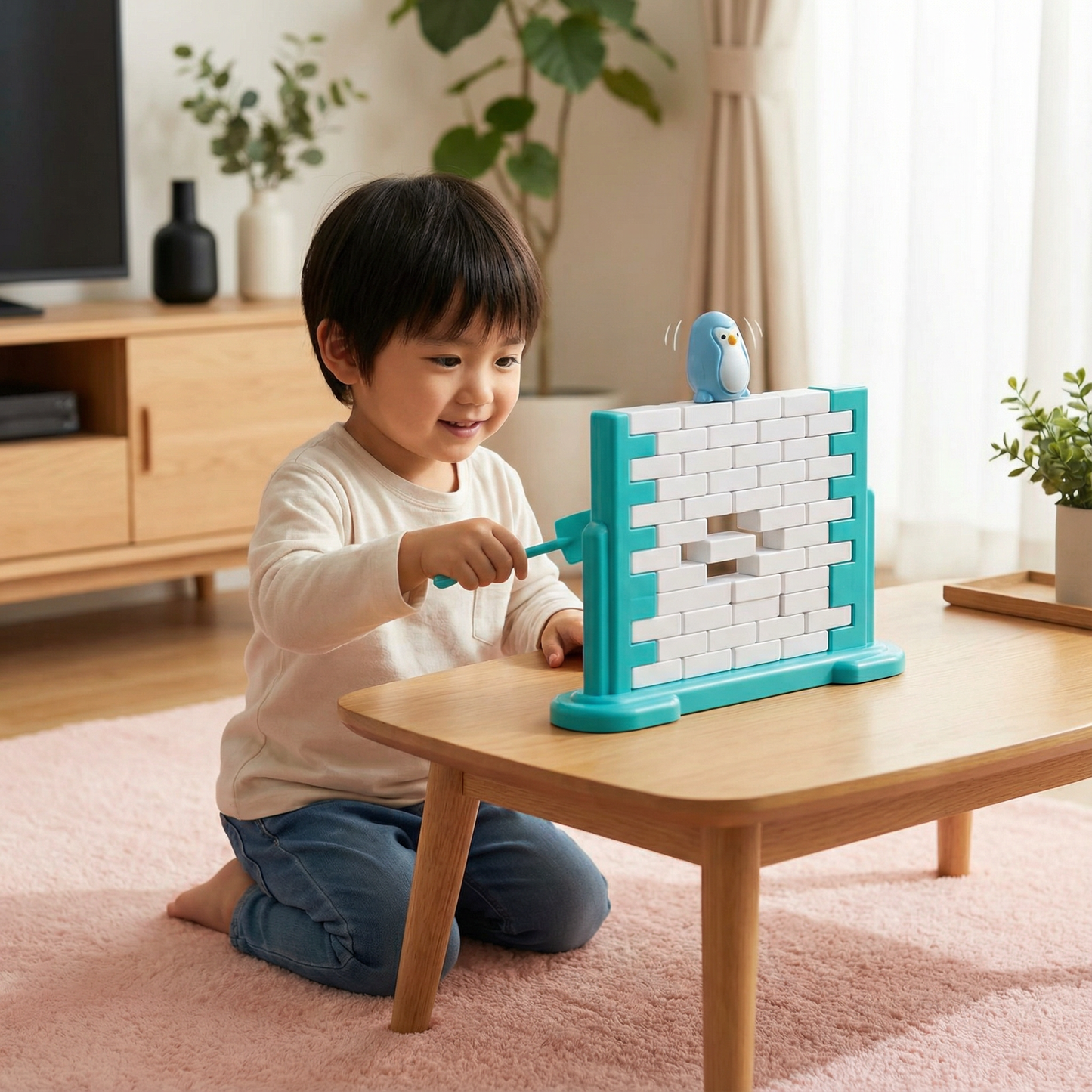 ペンギン 氷の壁 バランス ファミリーゲーム