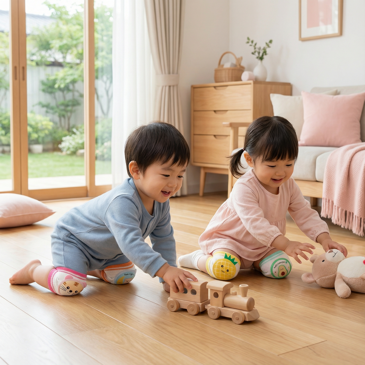 かわいい幼児用膝当て