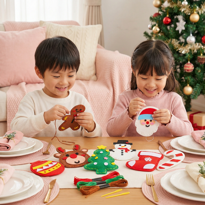 安全なフェルトクリスマスセット 手作り用