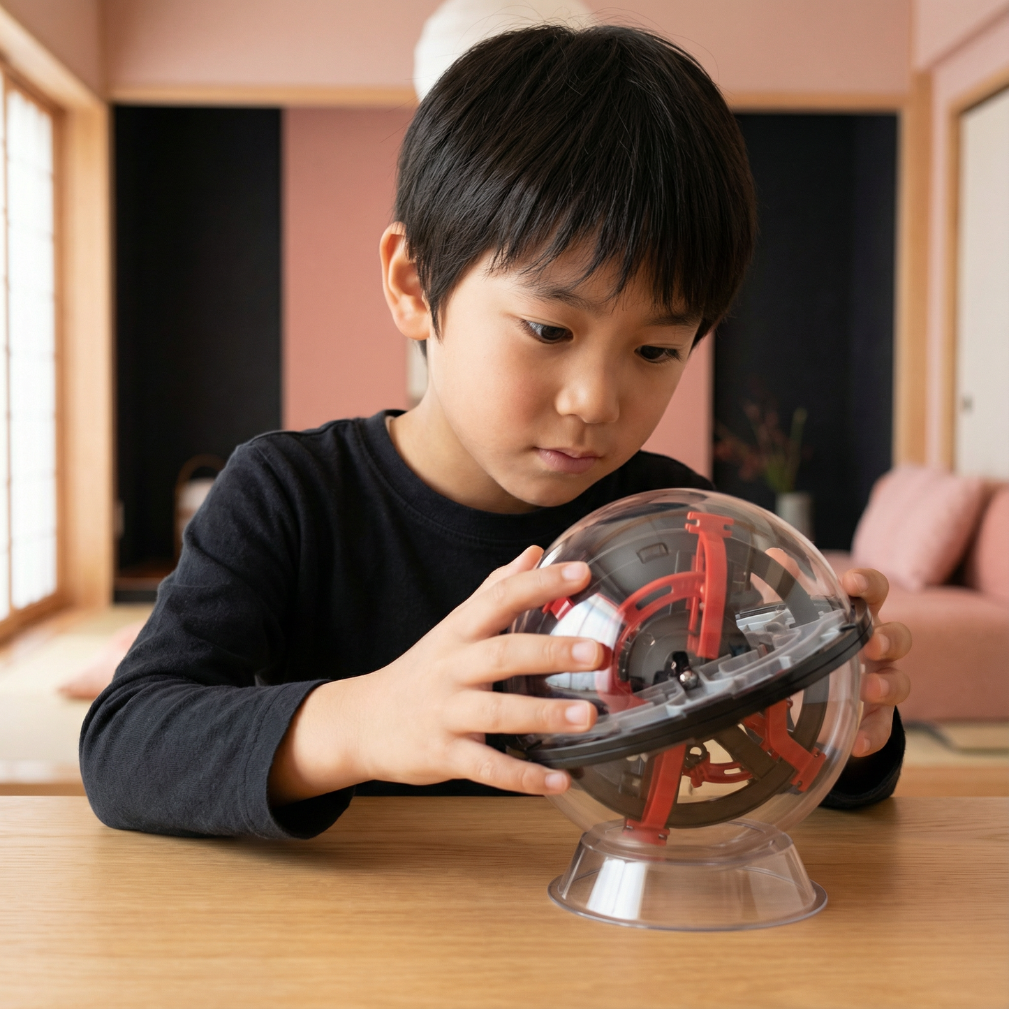3D 迷路パズルボール