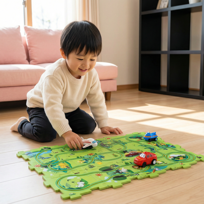 パズルバーンブロックレース