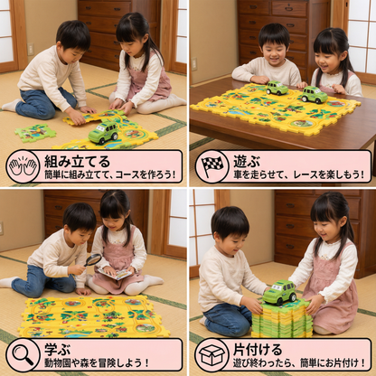パズルバーンブロックレース