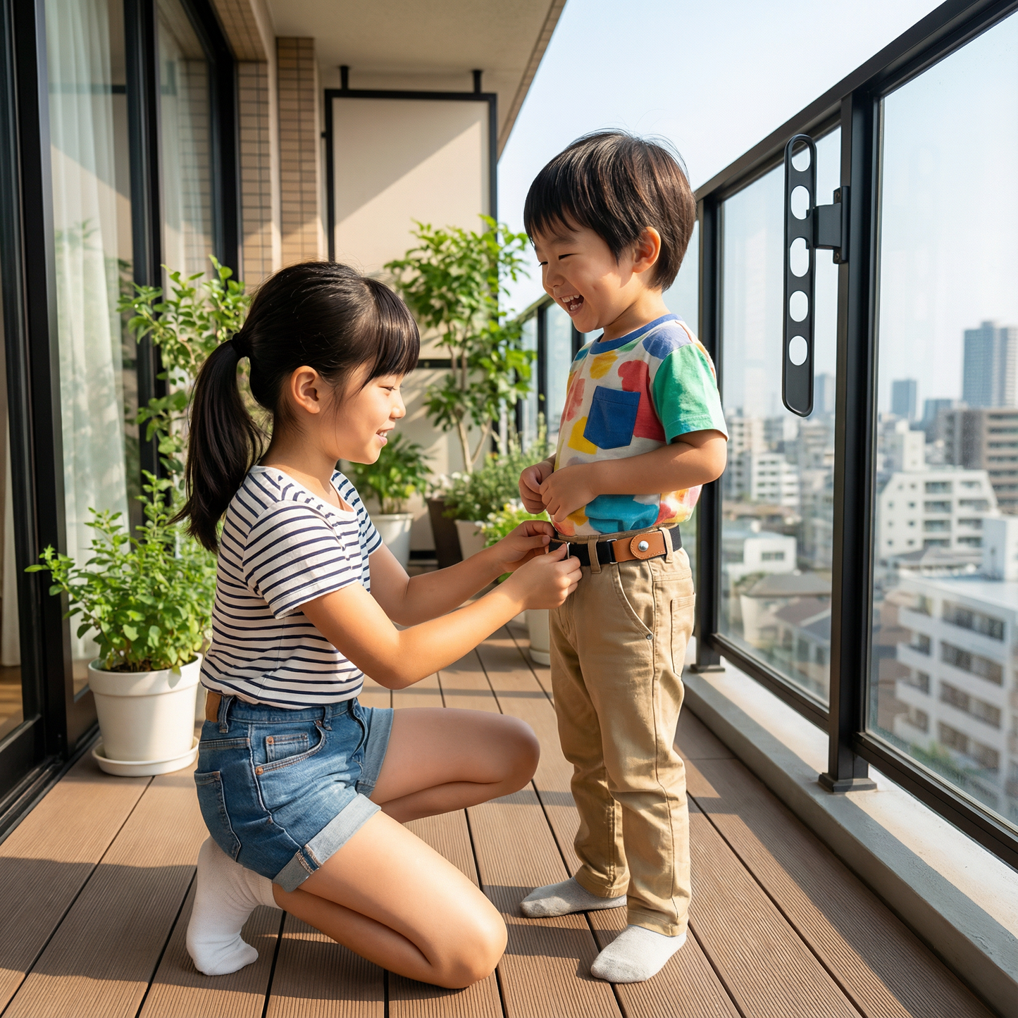 快適な伸縮性のある子供用ベルト – すべての年齢に対応
