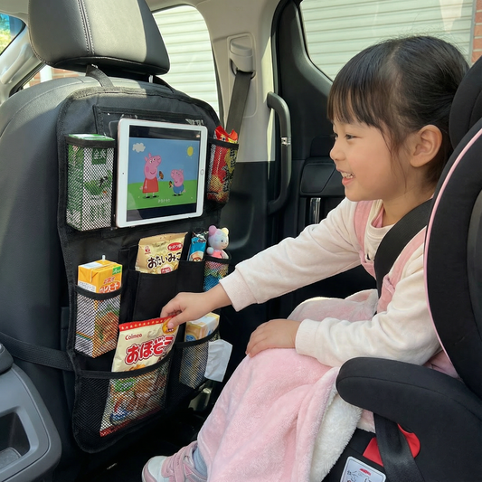 子ども用カーシート保護＆オーガナイザー
