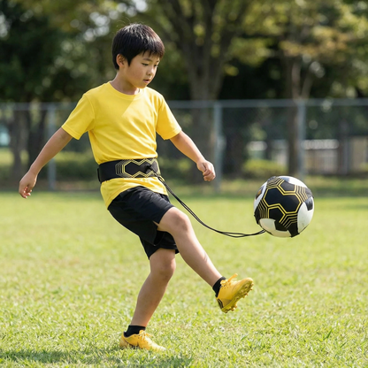 ボールコントロール向上のためのサッカートレーニングベルト