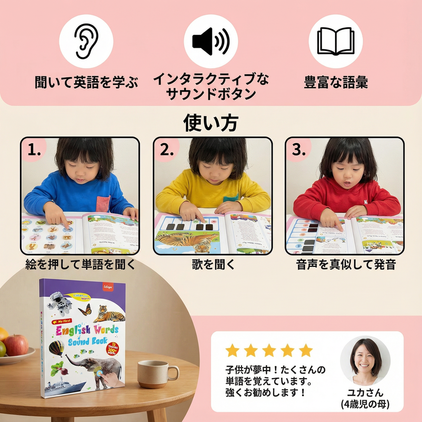 子供用の英語学習絵本